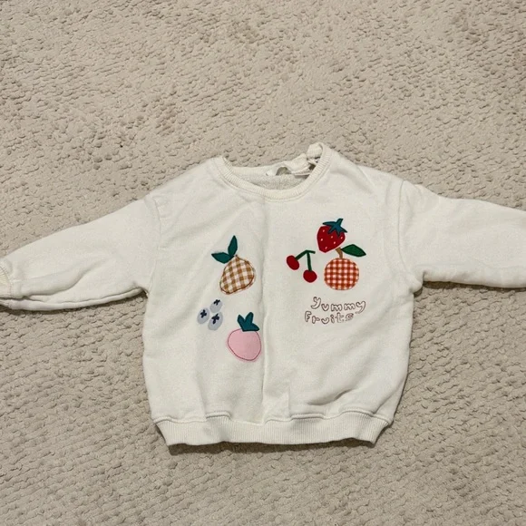 Zara baby girl sweatshirt size 9-12m 80cm - Picture 1 of 3
